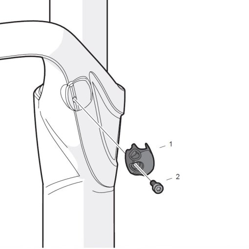 Immagine prodotto da ÖHLINS Guida Cavo per Forcelle RXF34 / RXF36 / RXF38 / DH38 - 18850-04