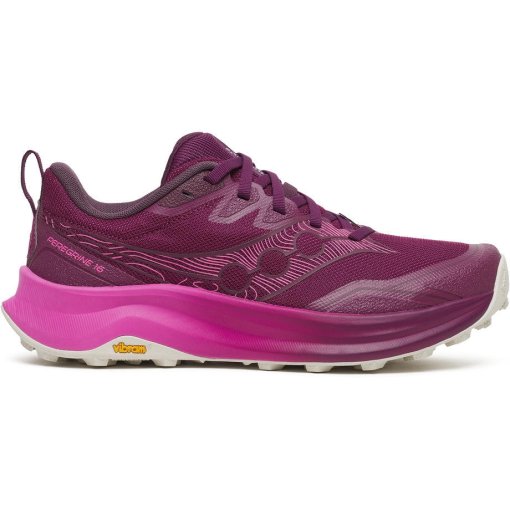 Picture of Saucony Peregrine 16 Running Shoes Women - plum/mulberry