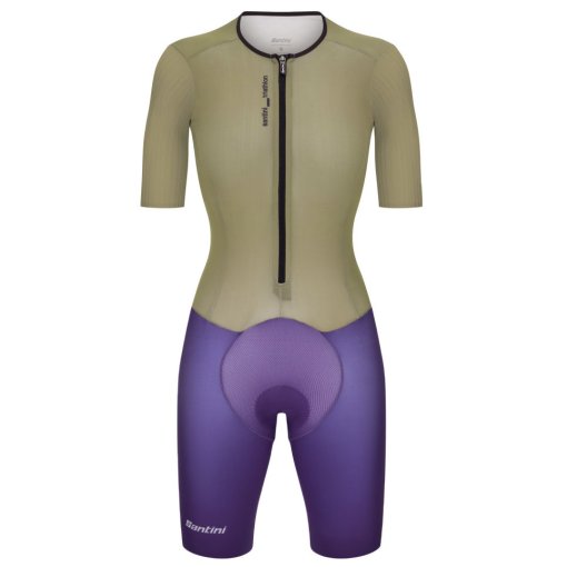 Immagine prodotto da Santini Tuta da Triathlon Donna - Viper 5T780LIMGVIPER - ocra