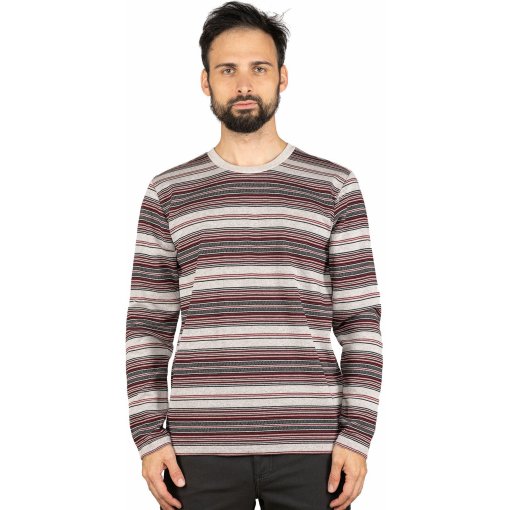 Produktbild von Chillaz Porto Allover Stripes Langarmshirt Herren - sand