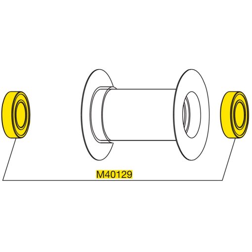 Picture of Mavic Comete Track Rear Wheel Hub Bearings - M40129