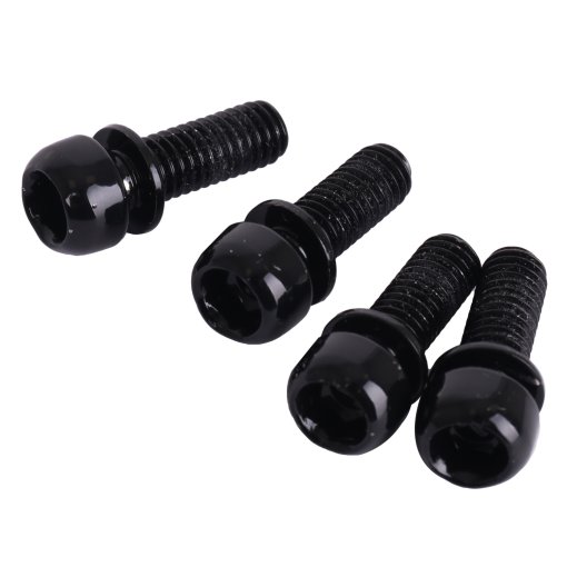 Produktbild von Reverse Components Schrauben-Set für Bremsadapter - M6x18mm - schwarz