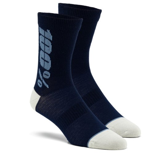 Foto de 100% Calcetines Ciclismo - Rythym Merino - navy/slate