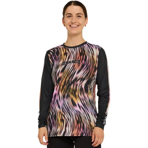 Photo produit de DHaRCO Maillot Manches Longues Femme - Race - Acid Safari