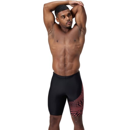 Produktbild von Speedo Medley Logo Jammer Herren - black/coral sands