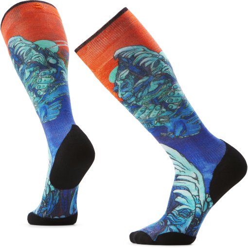 Foto de SmartWool Calcetines Esquí - Targeted Cushion Winter Haze Print OTC - 092 deep navy