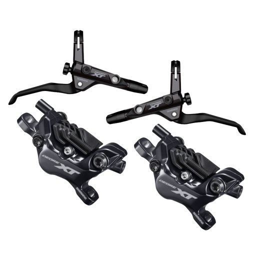 Immagine prodotto da Shimano Freno a Disco Idraulico Enduro / Trail - Deore XT BL-T8100 + BR-M8120 - I-Spec II - J-Kit - Set Anteriore + Posteriore
