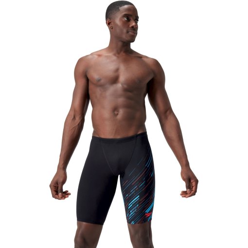 Foto de Speedo Bañador Jammer Hombre - Hyperboom V-Cut - black/pictonblue/sirenred