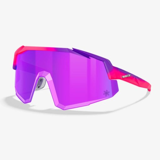 Photo produit de Supacaz Lunettes Orbitron Lazer - Neon Pink / Neon Purple | Purple Kush Lazer Lens