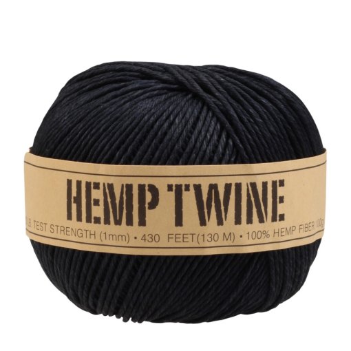 Image of Newbaum's Hemp Twine 130 m - black