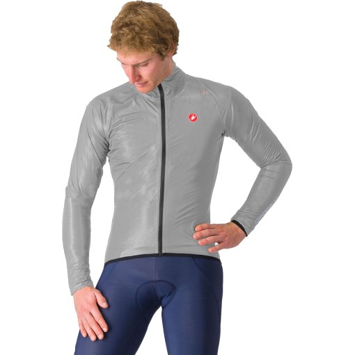 Foto de Castelli Chaqueta Hombre - Squall Shell - silver grey/black 870
