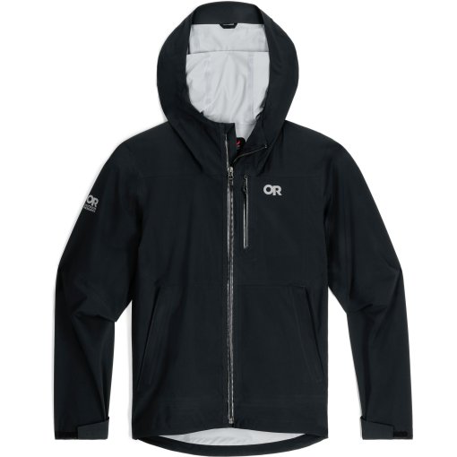 Foto de Outdoor Research Chaqueta Impermeable Bicicleta de Montaña Hombre - Freewheel MTB Stretch - negro