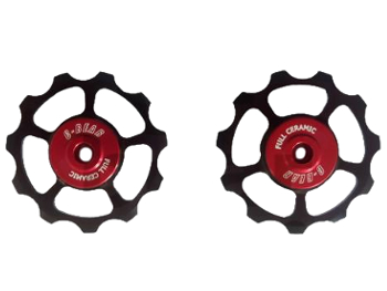 Foto de C-Bear Ceramic Bearings Aluminium Full Ceramic Pulley Wheels for Shimano/SRAM 10/11-speed