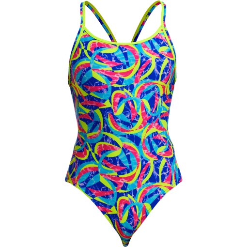 Foto de Funkita Traje de Baño Mujer - Diamond Back Eco - Choppy Waters