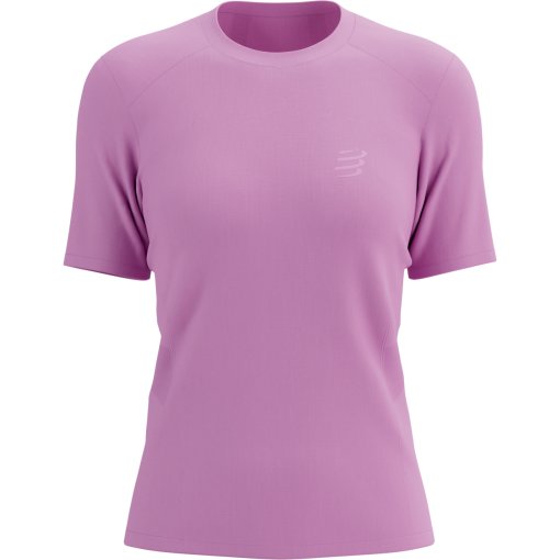 Foto de Compressport Camiseta Mujer - Performance Running - cyclamen/refelctive cyclamen