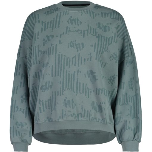 Produktbild von Maloja LauenaM. Organic Sweatshirt Damen - shaded sage stripeflower 1216