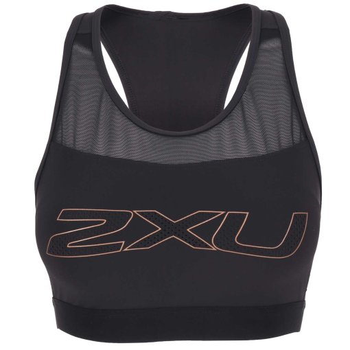 Produktbild von 2XU Aero Tri Crop Top Damen - schwarz/weiß