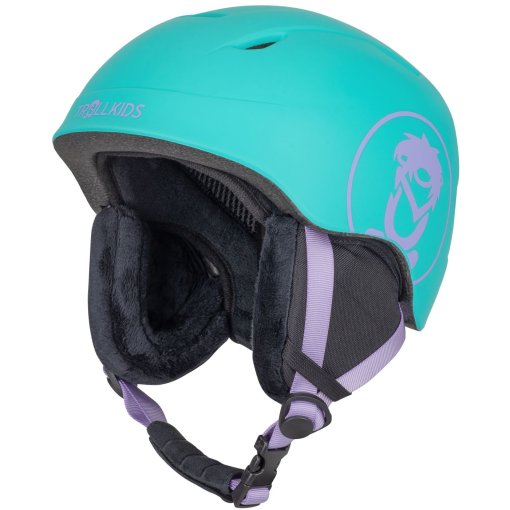 Foto de Trollkids Hemsedal Casco de esquí para niños - Aqua Mint/Soft Purple
