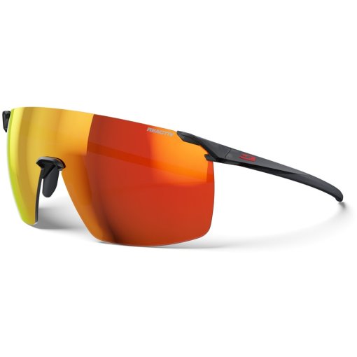Zdjęcie: Julbo Faster L Okulary przeciwsłoneczne - Black / Multilayer Red - Reactiv 1-3 Light Amplifier