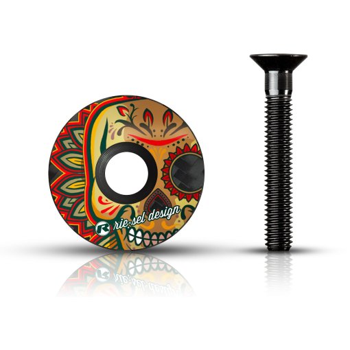 Image de rie:sel design Bouchon de Potence Ahead Set - stem:cap Carbon - los muertos