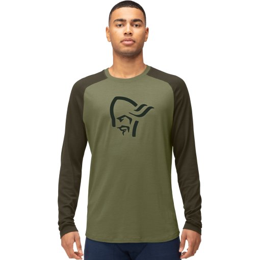 Foto de Norrona Camiseta Interior Manga Larga Hombre - femund pureUll - Loden Green