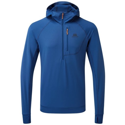 Productfoto van Mountain Equipment Aiguille Hoodie voor heren ME-008758 - admiral blue