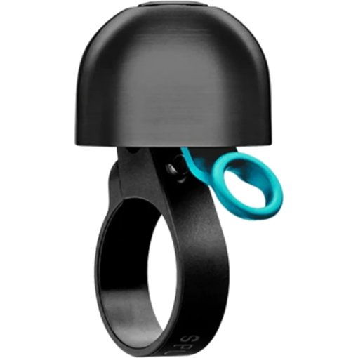Foto de Spurcycle Timbre Bicicleta - Compact - 22.2mm - negro/teal