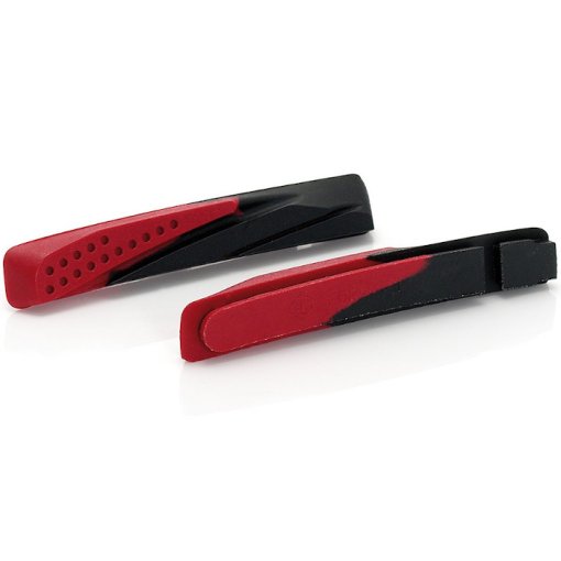 Produktbild von XLC BS-X02 V-Brake Allwetter Bremsbeläge (4 Stk.) - schwarz/rot