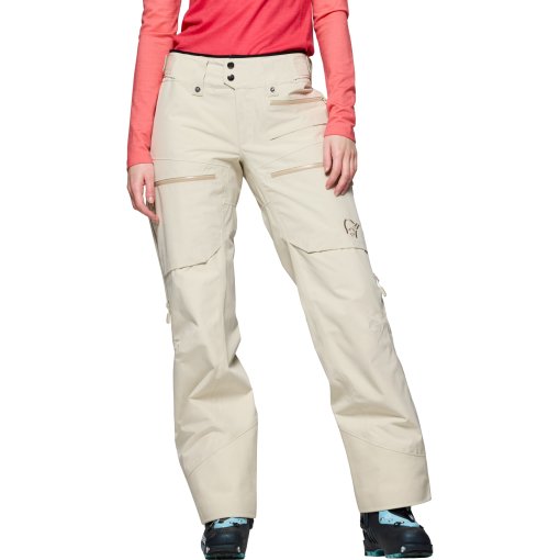 Foto de Norrona Pantalones Mujer - lofoten Gore-Tex insulated - Oatmeal