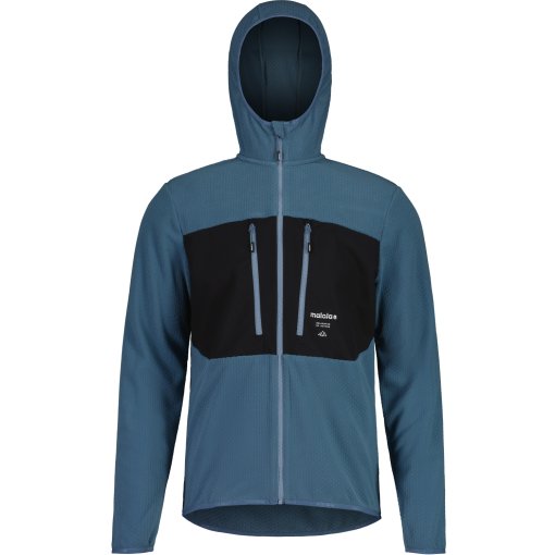 Photo produit de Maloja AlpeinerM. Mountain Veste polaire hybride pour hommes - dusty blue multi 1303