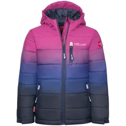 Picture of Trollkids Hemsedal Snow Jacket Kids - Bright Berry/Navy
