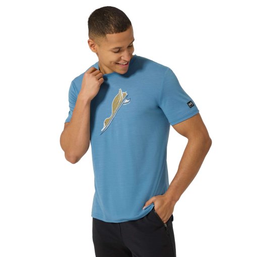 Produktbild von SUPER.NATURAL Duck Dive T-Shirt Herren - Blue Heaven/Various