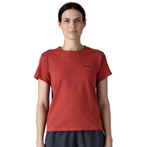 Foto de Patagonia Camiseta Mujer - P-6 Logo Responsibili-Tee - Potters Red