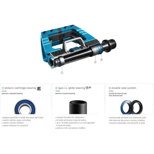 Crankbrothers EggBeater 3 Pedal - silver/black | BIKE24