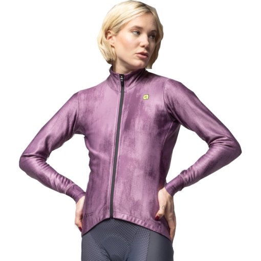Foto de Alé Chaqueta Ciclismo Mujer - PR-E Knitted - mauve