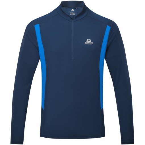 Foto de Mountain Equipment Camiseta de Manga Larga Hombre - Ignis Zip T ME-006684 - admiral/atlantic