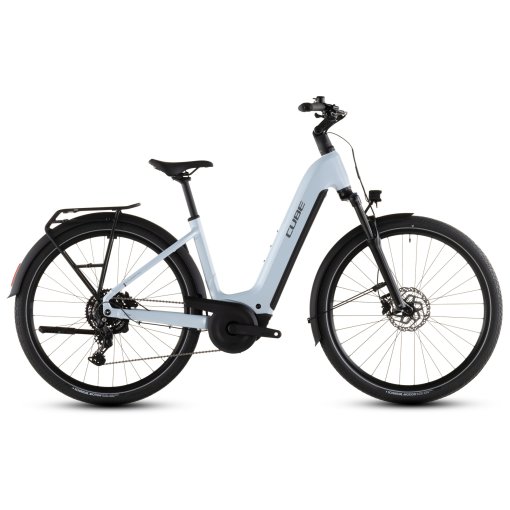 Photo produit de CUBE VTC Électrique - TOURING HYBRID ONE 600 - Easy Entry - 2026 - glacier / reflex