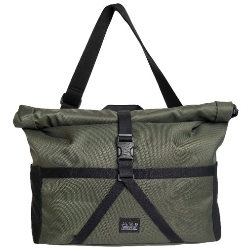 Brompton Borough Roll Top Bike Bag - 14L - olive | BIKE24