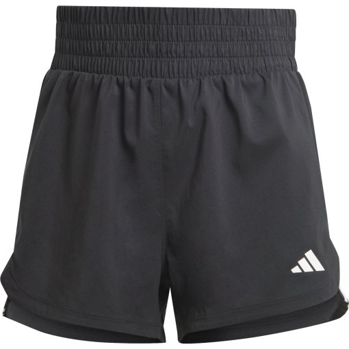 Foto de adidas Pantalones cortos 5&quot; Mujer - Pacer Woven High - negro/blanco IT7760