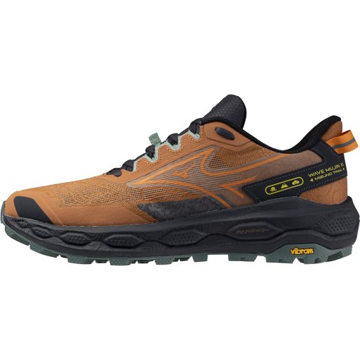 Foto de Mizuno Zapatillas Trail Running Hombre - Wave Mujin 11 - Sunburn/Autumn Sunset/Granite Green