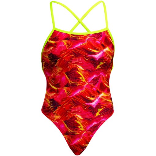 Produktbild von Funkita Strapped In Eco Badeanzug Damen - Saucy Sonar