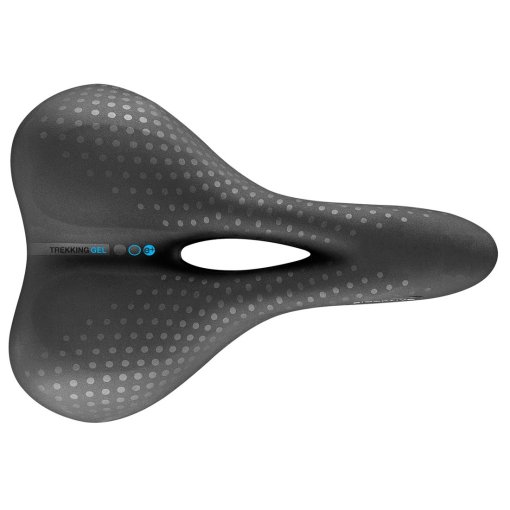 Foto de Selle San Marco Trek Open-Fit Gel Sillín L - black suede