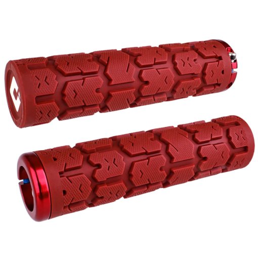 Immagine prodotto da ODI Manopole di Manubrio - Rogue - BMX | Lock-On V2.1 | 135mm - rosso