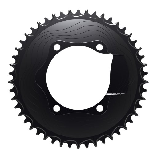 Produktbild von Alugear Narrow Wide Rennrad Kettenblatt - für Shimano 110 BCD Asymmetrisch - 4-Arm