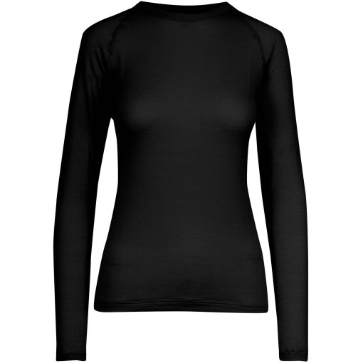 Produktbild von Velocio Merino Mesh Langarm-Unterhemd Damen - Schwarz