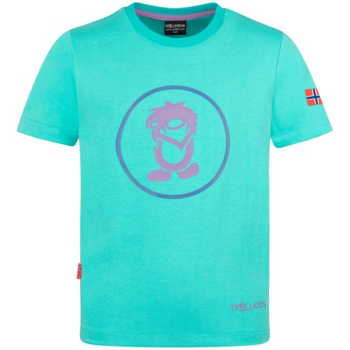 Productfoto van Trollkids Troll T-Shirt Kinderen - Aquamarine/Violet Sorbet
