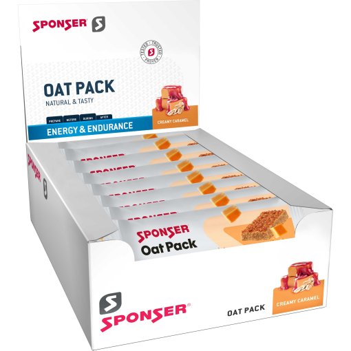 Foto de SPONSER Barrita de Cereales - Oat Pack Creamy Caramel - 25x50g