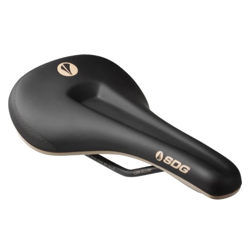 Foto de SDG Bel-Air 3.0 MAX MTB Sillín - Lux Alloy - negro/marrón claro