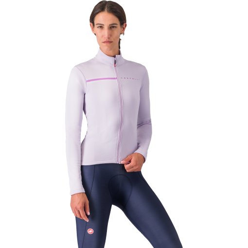 Immagine prodotto da Castelli Maglia a Maniche Lunghe Donna- Sinergia 2 Full Zip - purple mist/purple dew 538