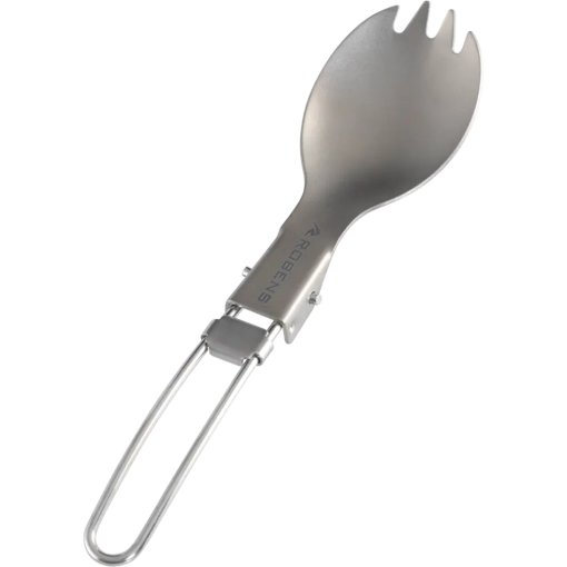 Photo produit de Robens Titanium UL Cuillère-fourchette pliable - Argent